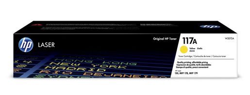 HP 117A ŽLUTÝ LASER TONER, W2072A