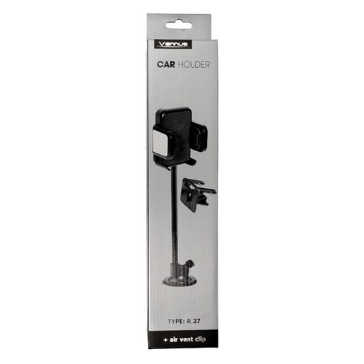 DRŽÁK DO AUTA NA MOBIL NA SKLO, DO MŘÍŽKY VENTILACE - UNIVERZÁLNÍ