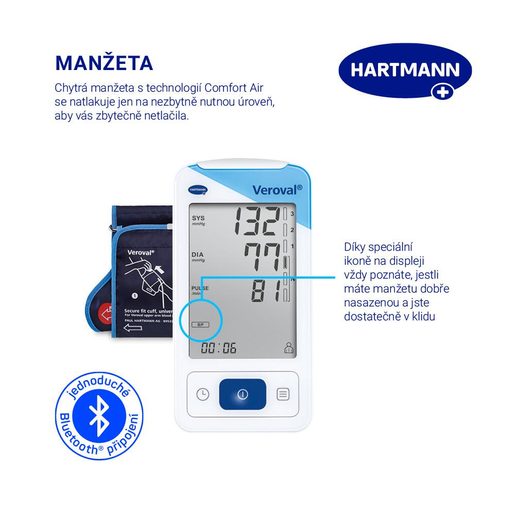 PAŽNÍ TLAKOMĚR S EKG 2V1 VEROVAL