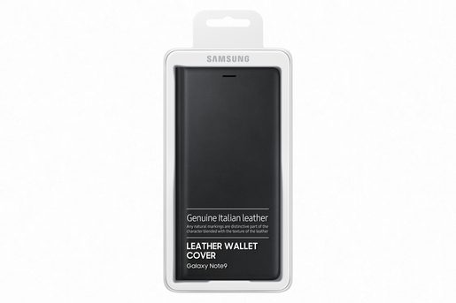 SAMSUNG KOŽENÉ FLIPOVÉ POUZDRO PRO NOTE 9 BLACK