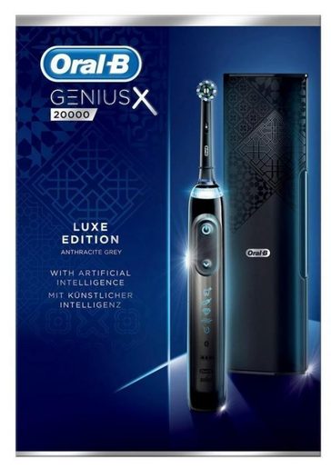 ORAL-B GENIUS X 20100S ANTHRACITE GREY - ELEKTRICKÝ ZUBNÍ KARTÁČEK S UMĚLOU INTELIGENCÍ