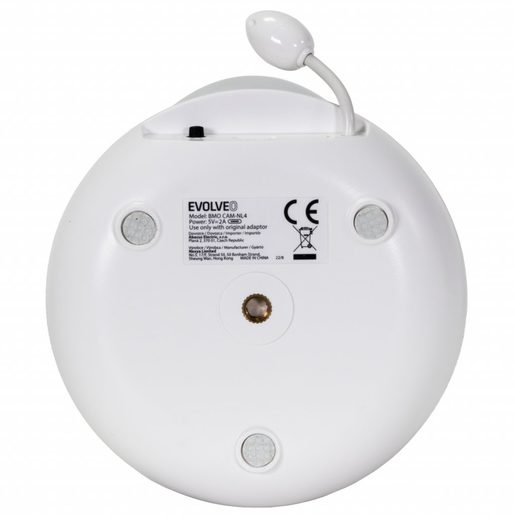 DĚTSKÁ CHŮVIČKA S NOČNÍM SVĚTLEM A OTOČNOU KAMEROU EVOLVEO NL4