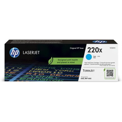 HP W2201X, CYAN TONER. KAZETA HP LASERJET 220X