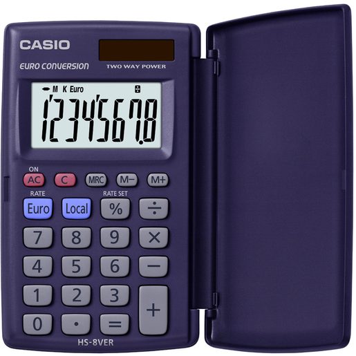 CASIO HS 8 VER (B) - KALKULAČKA