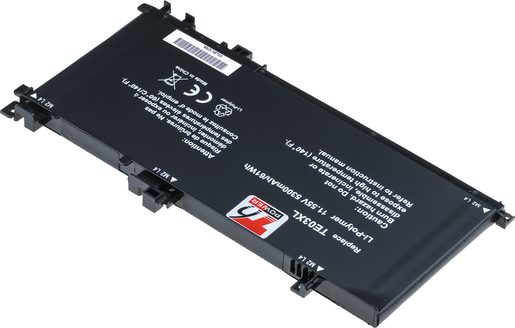 BATERIE T6 POWER HP PAVILION 15-BC000, 15-BC200, OMEN 15-AX000, 5330MAH, 61WH, 3CELL, LI-POL