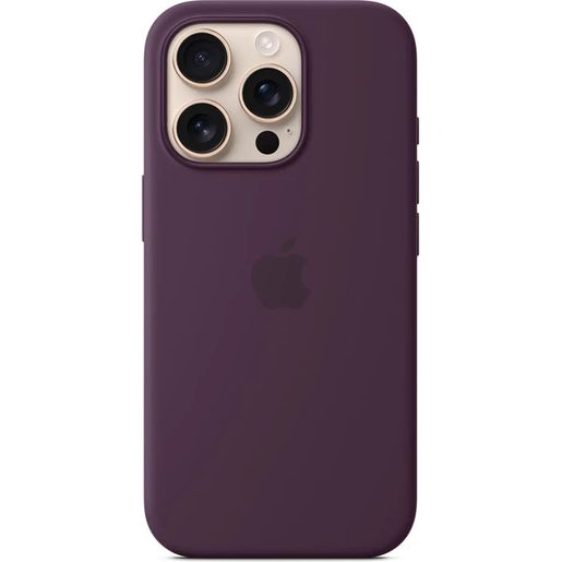 IPHONE 16 PRO MAX SILICONE CASE WITH MS - PLUM