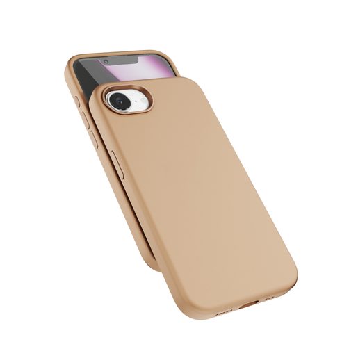 EPICO MAG+ SILICONE PRO KRYT IPHONE 16E - TITANOVÁ