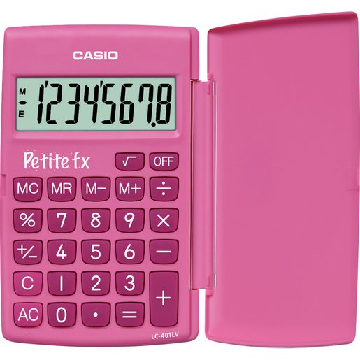 CASIO LC 401 LV/ PK PINK PETITE - KALKULAČKA FX - KALKULAČKA