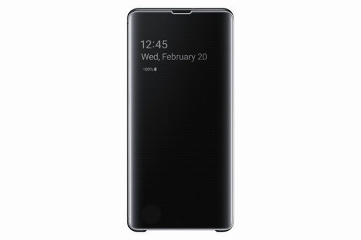 SAMSUNG CLEAR VIEW COVER S10+ BLACK