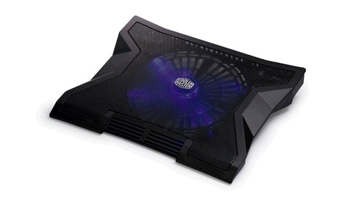 CHLADICÍ PODSTAVEC COOLER MASTER NOTEPAL XL PRO NTB 9-17'' BLACK, 23CM BLUE LED FAN, 3PORT USB HUB