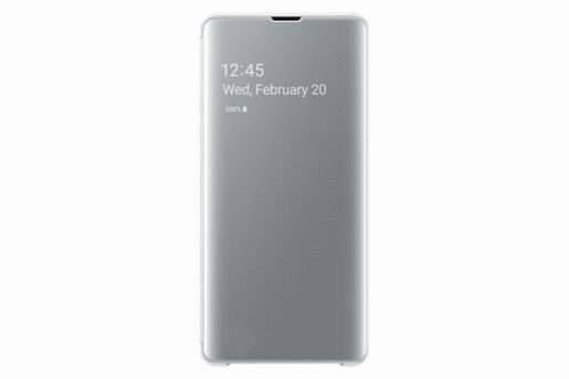 SAMSUNG CLEAR VIEW COVER S10+ WHITE
