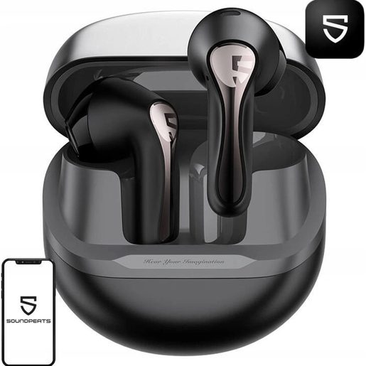 SOUNDPEATS AIR5 BLACK - BEZDRÁTOVÁ SLUCHÁTKA