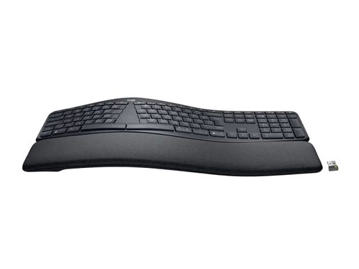 LOGITECH ERGO K860 FOR BUSINESS/BEZDRÁTOVÁ USB + BLUETOOTH/US LAYOUT/ČERNÁ