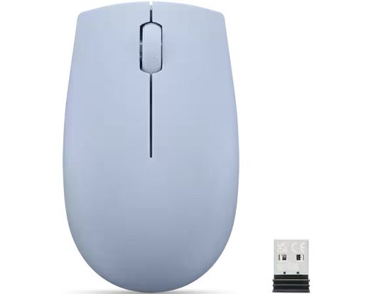 LENOVO 300 WIRELESS COMPACT MOUSE FROST BLUE +BAT