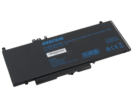 BATERIE AVACOM PRO DELL LATITUDE E5450 LI-POL 7,4V 6810MAH 51WH