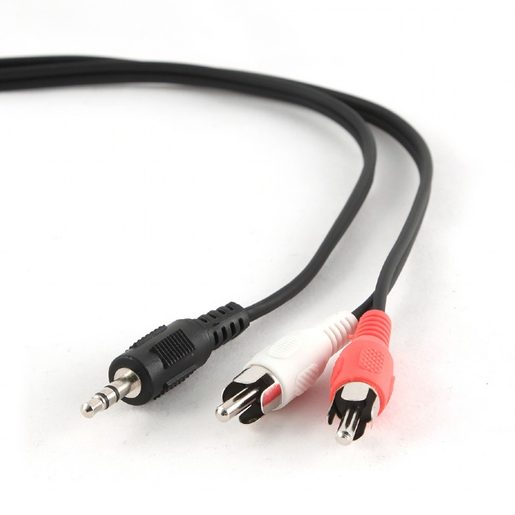 GEMBIRD 3.5 MM JACK TO RCA PLUG CABLE, 5 M