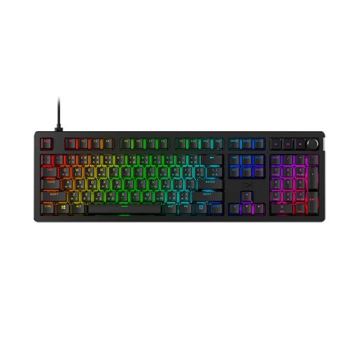 HP HYPERX ALLOY RISE/DRÁTOVÁ USB/US LAYOUT/ČERNÁ