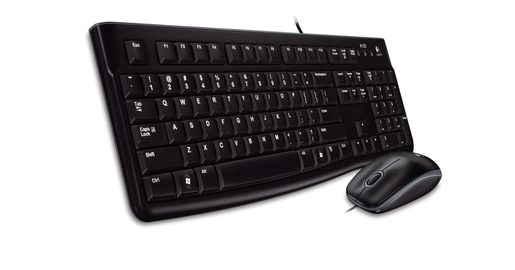 SET LOGITECH DESKTOP MK120, DRÁTOVÝ, USB, US