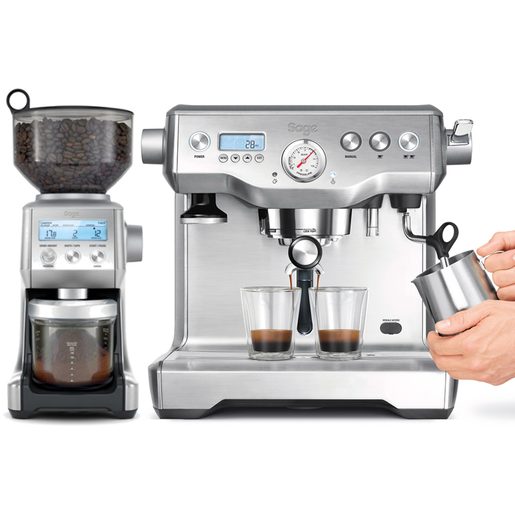 SAGE BES920 PÁKOVÝ KÁVOVAR + BCG820 SAGE MLÝNEK NA KÁVU