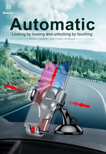 BASEUS DRŽÁK DO AUTA (SUYL-XP09) RED/BLACK