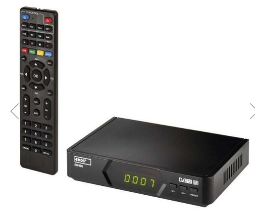 EMOS DVB -T2 PŘIJÍMAČ EM190 HD (HEVC H265)