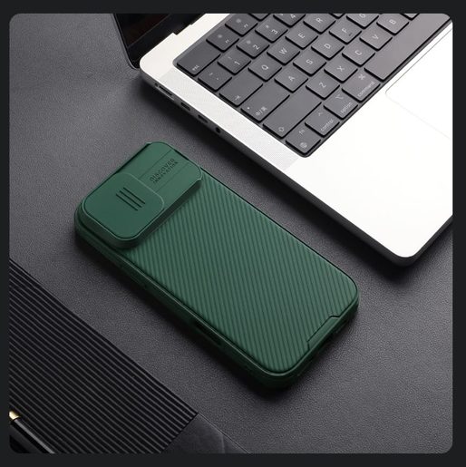 NILLKIN CAMSHIELD PRO ZADNÍ KRYT PRO APPLE IPHONE 16 PRO MAX DARK GREEN