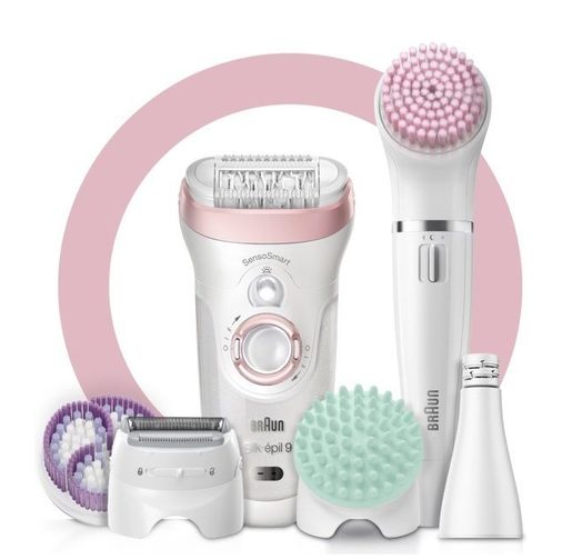 BRAUN SILK-ÉPIL BEAUTY SET 9 9-995 - EPILÁTOR A ČISTICÍ KARTÁČEK