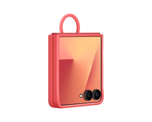 SAMSUNG SILIKONOVÝ KRYT S DRŽÁKEM NA PRST FLIP7 RED