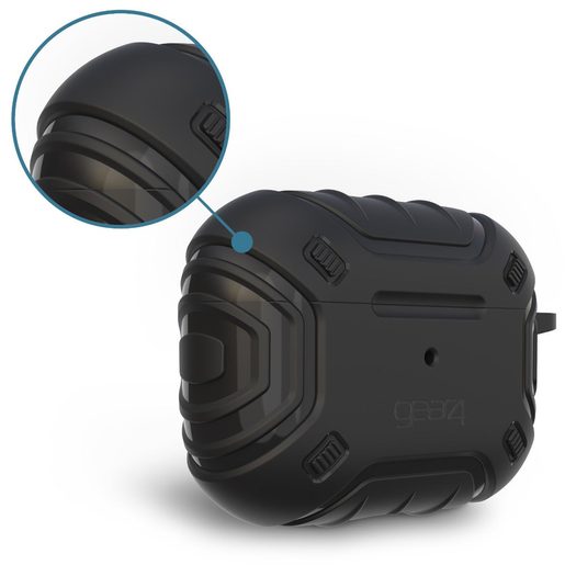 GEAR4 APOLLO SNAP POUZDRO PRO AIRPODS PRO - ČERNÝ