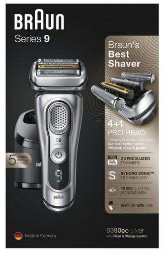 BRAUN SERIES 9 9390CC WET&DRY - HOLÍCÍ STROJEK