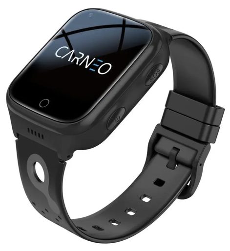 CARNEO GUARDKID+ 4G PLATINUM BLACK - DĚTSKÉ CHYTRÉ HODINKY