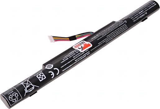 BATERIE T6 POWER ACER ASPIRE E5-422, E5-522, E5-722, V3-572, TRAVELMATE P248-M, 4CELL, 2500MAH, 37WH