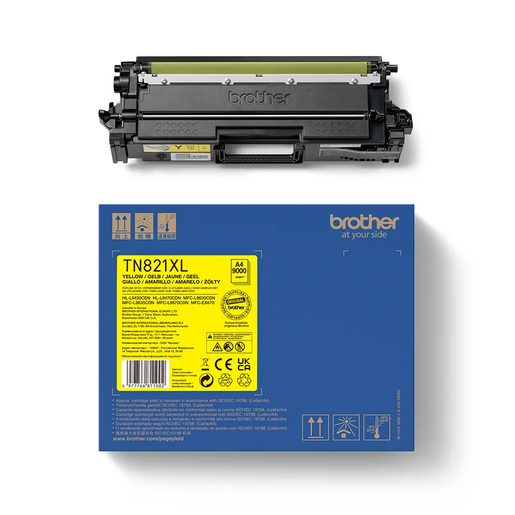 BROTHER TN-TN821XLY, TONER YELLOW, 9 000 STR.