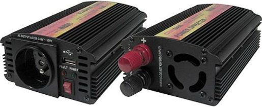 MĚNIČ NAPĚTÍ CARSPA CAR300U-12 12V/230V+USB 300W, MODIFIKOVANÁ SINUS