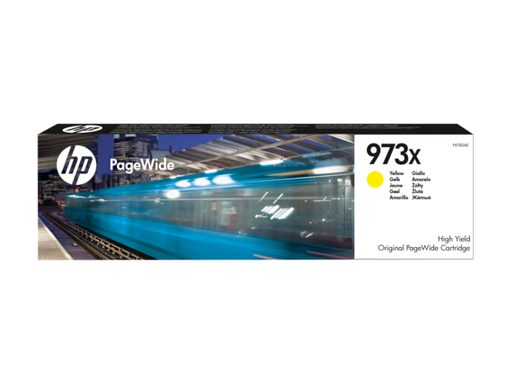 HP 973X ŽLUTÁ INKOUSTOVÁ KAZETA, F6T83AE
