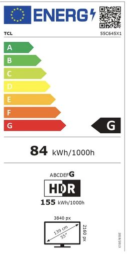55" TCL 55C645 - TELEVIZE