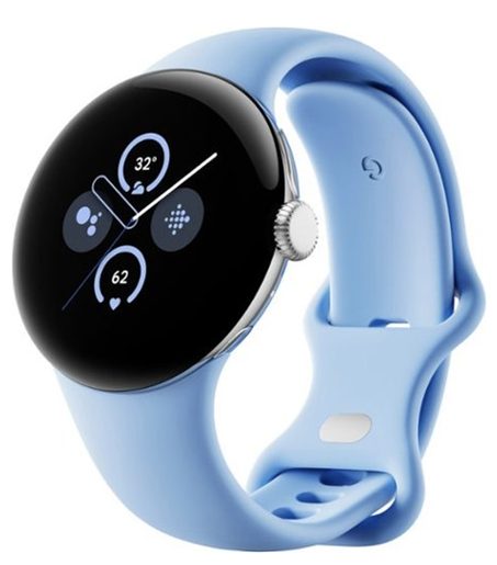 GOOGLE PIXEL WATCH 2 SILVER/BAY
