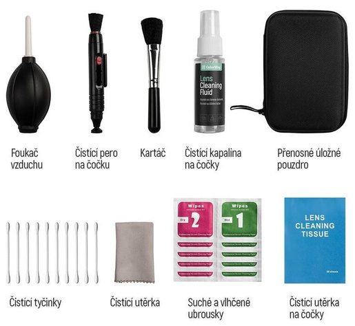 ČISTICÍ SADA COLORWAY CW-1091 PRO FOTO VIDEO TECHNIKU