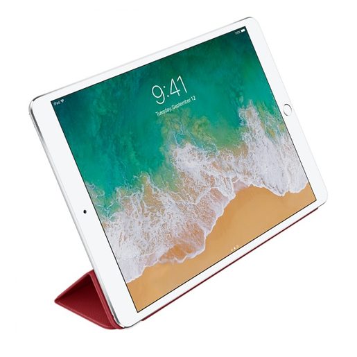 IPAD PRO 10,5'' LEATHER SMART COVER - (RED)