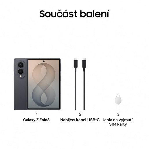 SAMSUNG GALAXY Z FOLD 8/16GB/1TB/GRAPHITE