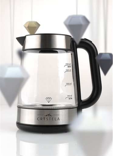 ETA CRYSTELA 6153 90000 SKLENĚNÁ - RYCHLOVARNÁ KONVICE