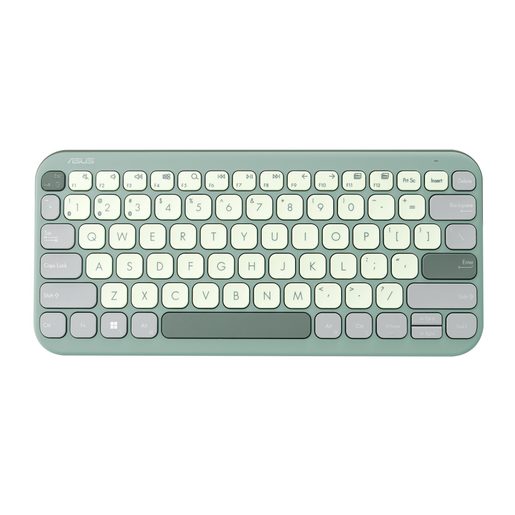 ASUS MARSHMALLOW KEYBOARD KW100/BEZDRÁTOVÁ BLUETOOTH/CZ-SK LAYOUT/ZELENÁ