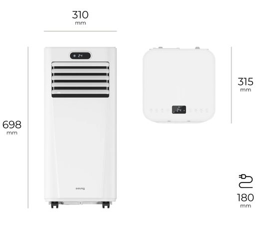 SIGURO AC-A160W COOL 7 - MOBILNÍ KLIMATIZACE
