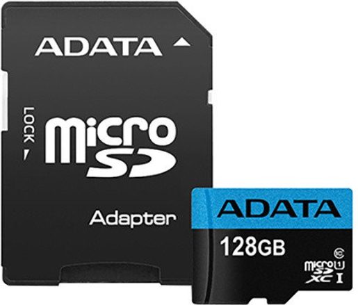 ADATA MICROSDXC 128GB UHS-I 85/25MB/S + ADAPTER