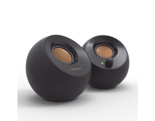 SPEAKER CREATIVE PEBBLE USB, 2.0, BLACK