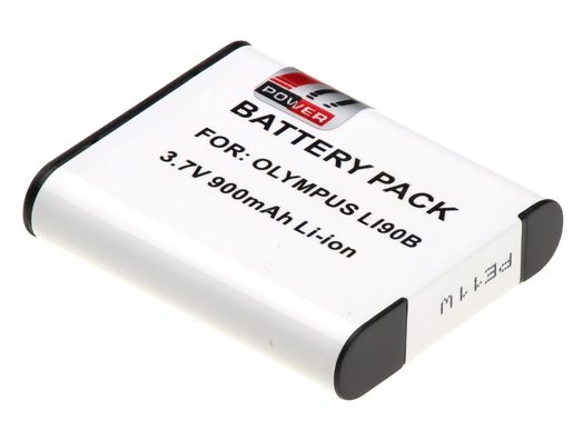 BATERIE T6 POWER OLYMPUS LI-90B, 1030MAH, ČERNÁ