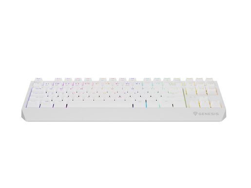 GENESIS HERNÍ KLÁVESNICE THOR 230/TKL/RGB/OUTEMU RED/BEZDRÁTOVÁ USB + BLUETOOTH/US LAYOUT/BÍLÁ