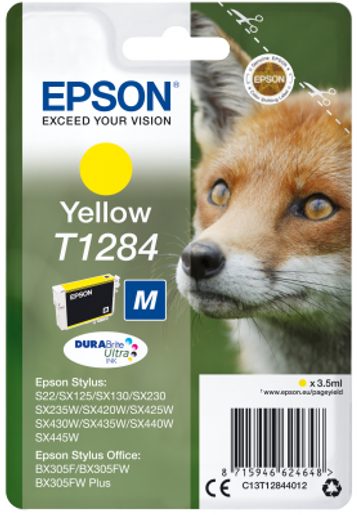 YELLOW INK CARTRIDGE (T1284)