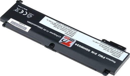 BATERIE T6 POWER LENOVO THINKPAD T460S, T470S, 2140MAH, 24WH, 3CELL, LI-POL
