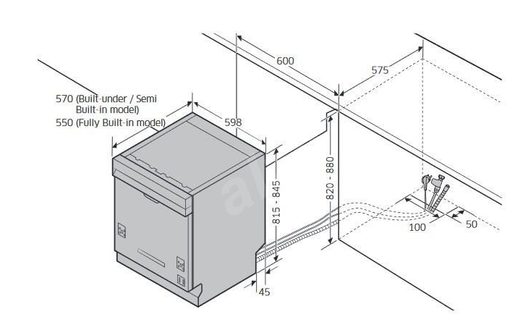 SAMSUNG DW60R7070BB - VESTAVNÁ MYČKA NÁDOBÍ (60CM)